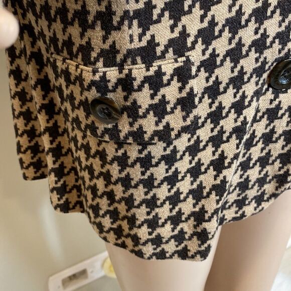 Classiques Entier houndstooth print  jacket Y2K size L - Picture 7 of 11